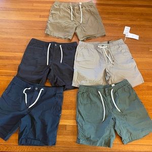 Vuori Men’s Ripstop Shorts size XL (5 Pairs)